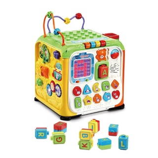 Vtech 5合1多功能字母感應積木寶盒|學習玩具【麗兒採家】