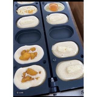 韓式雞蛋糕烤爐設備（鐵福隆款）瓦斯 韓國雞蛋糕爐 創業輔導設備附贈原料試做