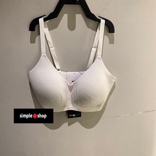 【Simple Shop】NIKE ALPHA 訓練 運動內衣 後扣式 低強度 運動內衣 白色 女 DM0527-100
