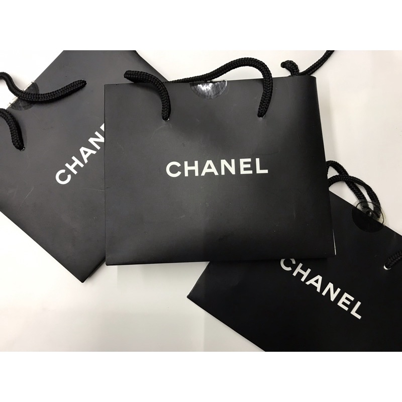 *=專櫃批發網=* 香奈兒 Chanel 黑色紙袋 全新 最後庫存3個 賣完就沒囉～～另有緞帶🎀