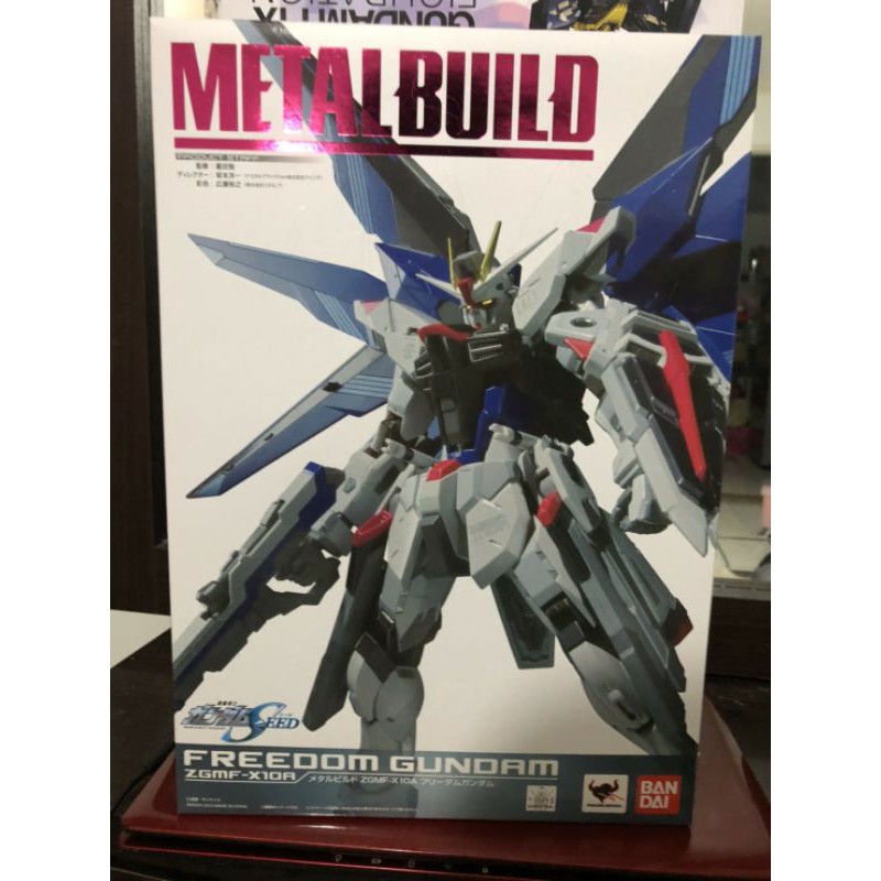 BANDAI 鋼彈SEED METAL BUILD 超合金 自由鋼彈 拆擺