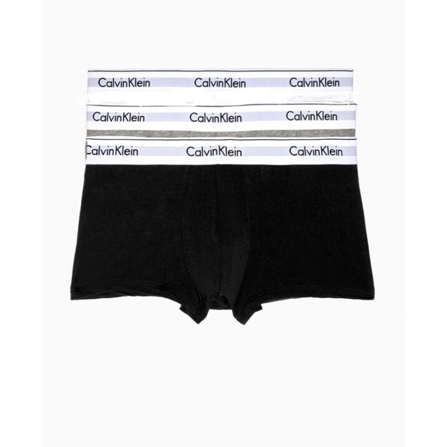【Alexander 】熱銷🔥 Outlet代購 Calvin Klein 男生內褲 四角平口｛黑灰白｝（3件一組 ）