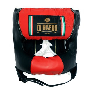 【TMMA】DI NARDO 義大利手工真皮訓練頭盔（護弓型） - 紅/黑 - 0F3