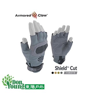 【Armored Claw 】Shield Cut 半指戰術手套 工作手套 攀岩攀登 戶外耐磨 爬山手套 013524