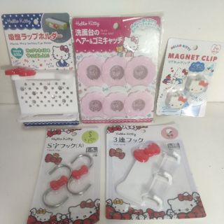 日和Hello Kitty置物架 S型掛金屬掛勾 洗手槽流理臺過濾網過濾器 綠毛髮濾髒汙三連掛勾 大頭造型夾子屋