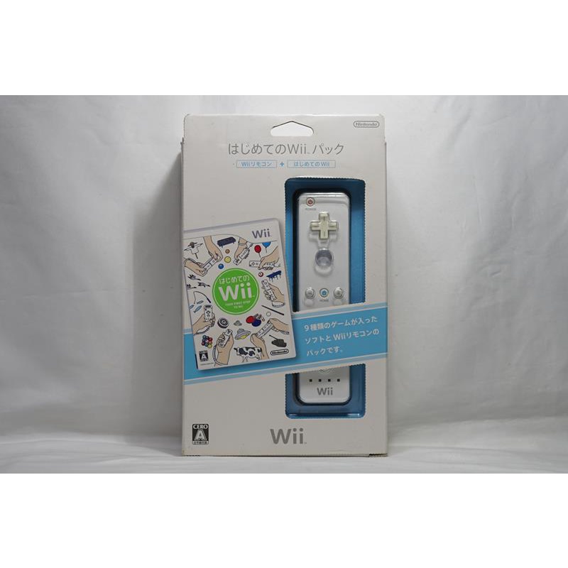 日本原廠 Wii 遙控器+第一次接觸光碟 盒裝