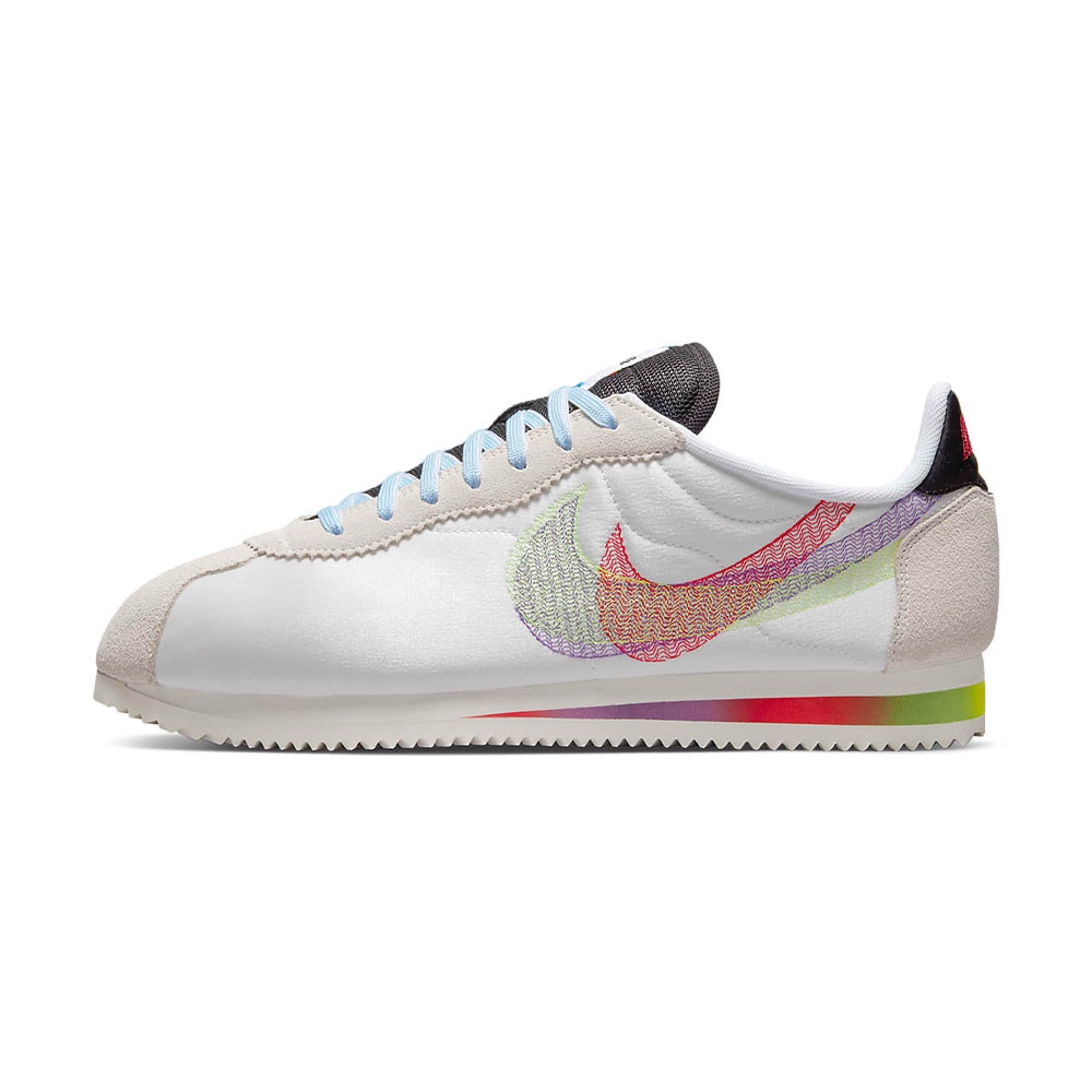 Nike Cortez Be True 男 白 彩虹 復古 運動 休閒鞋 DR5491-100