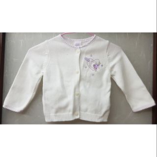 二手美國品牌Carter's春秋純棉女嬰小外套（12個月）