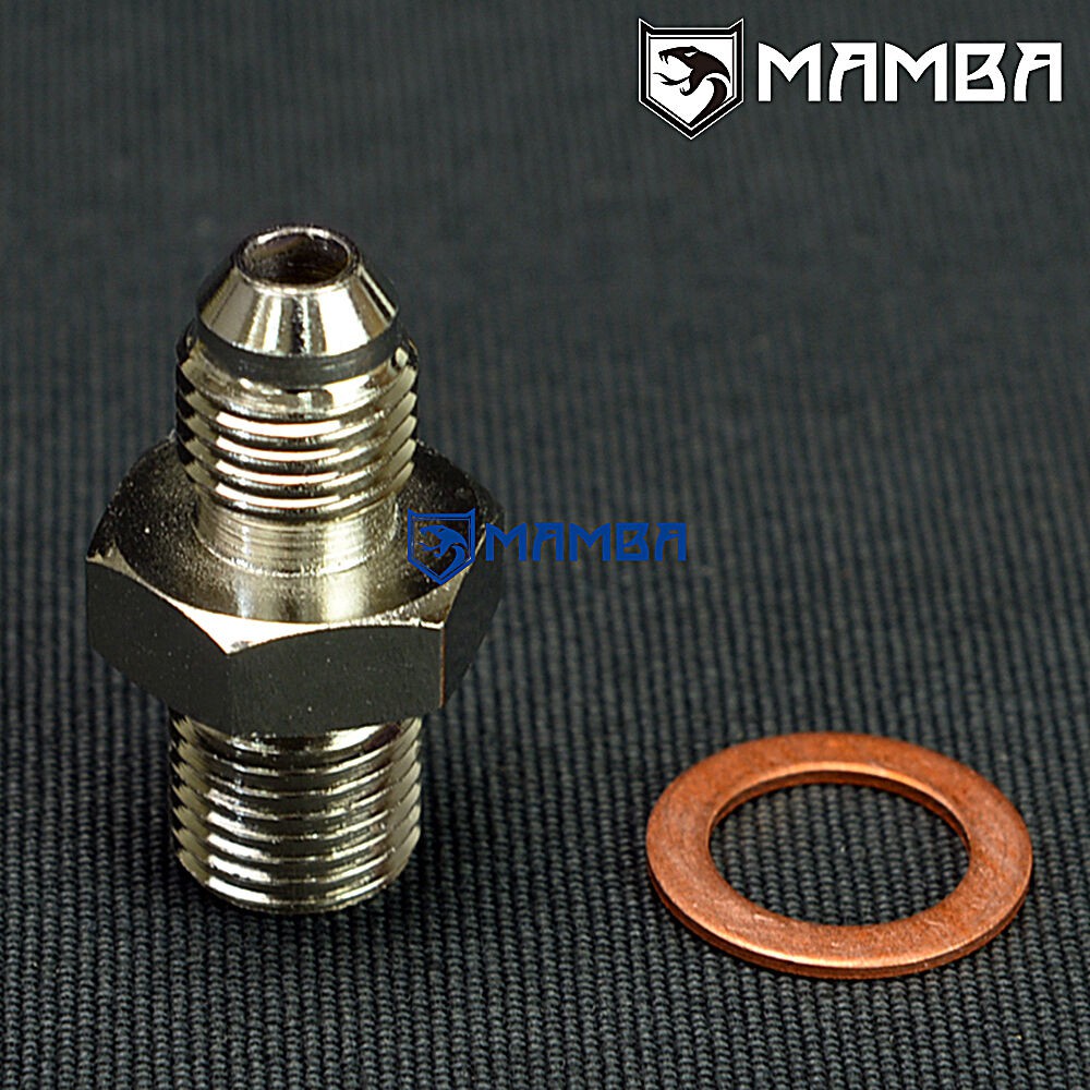 Turbo Fitting M12x1.25mm to 4AN For HI RHF5 RHF5H RHF55