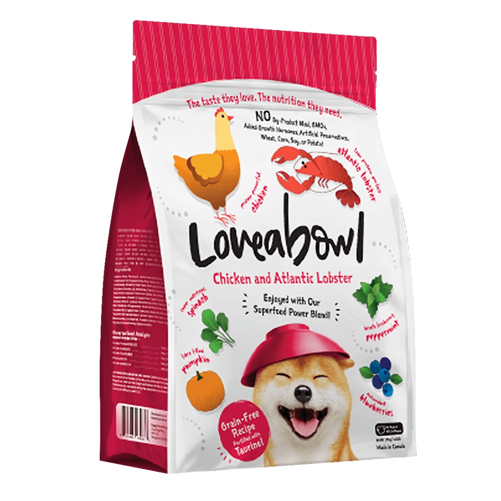 Loveabowl  囍碗 全齡犬-無穀天然糧系列- (雞肉+龍蝦)   1.4kg / 4.5kg / 10kg