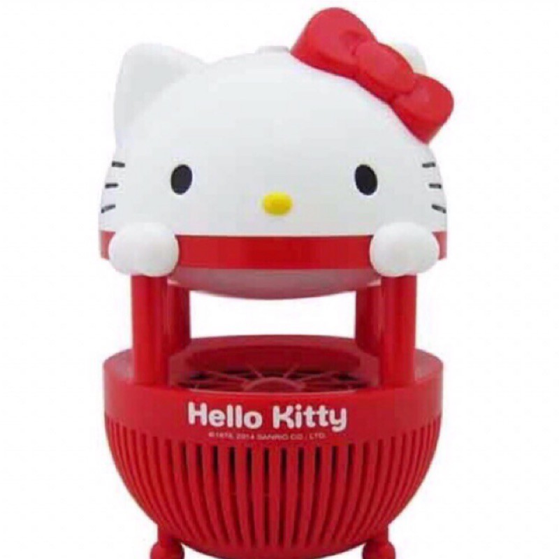 正版授權 三麗鷗 HELLO KITTY 凱蒂貓 光觸媒捕蚊燈 吸入式捕蚊燈
