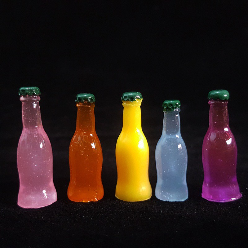【捷運江翠站】🔆現貨🔆👍樹脂食玩 汽水瓶 飲料瓶 DIY手機殼美容材料