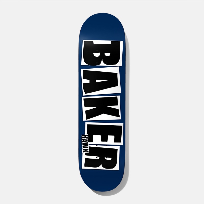 Baker Hawk Band Name Navy Matte 8.25 板身/滑板《 Jimi 》