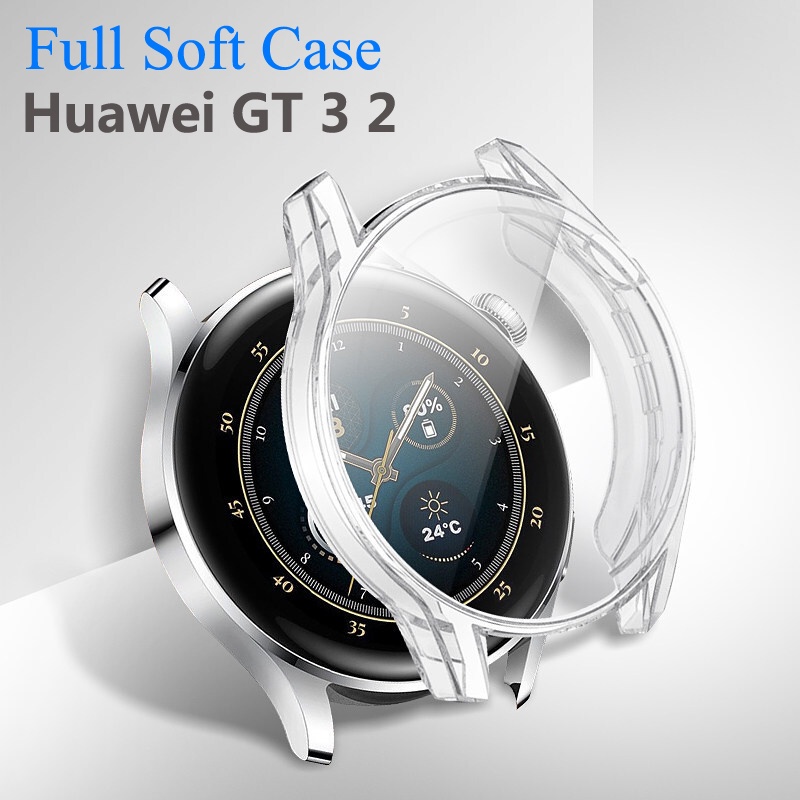 適用於 Huawei Watch GT3 GT 3 GT2 2 2E Pro 42mm 46mm 的 Tpu 軟保護套手