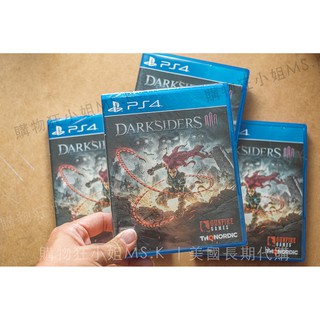 PS4 末世騎士3 Darksiders III 國際版 含簡體中文版 暗黑血統3