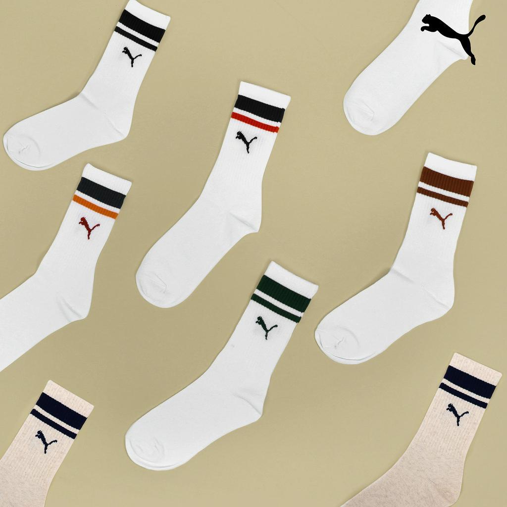 Puma 襪子 CLASSIC Socks 男女款 任選 條紋款 台灣製 彪馬 單雙入 中筒襪 長襪 穿搭【ACS】