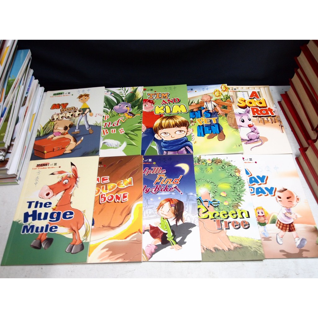 懶得出門二手書 花老師英語教室easy Reading Stories Series I共十本 B11l58 蝦皮購物