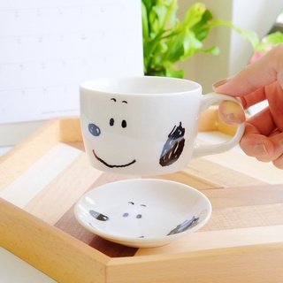 【史努比Snoopy】⭐️🇯🇵日本商品 史努比陶瓷杯碟組 馬克杯 盤子 茶碟 PEANUTS 日本製 日落小物 生日禮物