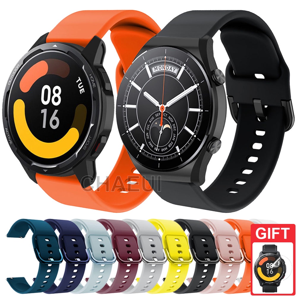 Xiaomi Watch S3 錶帶 小米手錶 2 Pro 矽膠錶帶 S1 Active 彩釦錶帶 小米手錶運動版錶帶