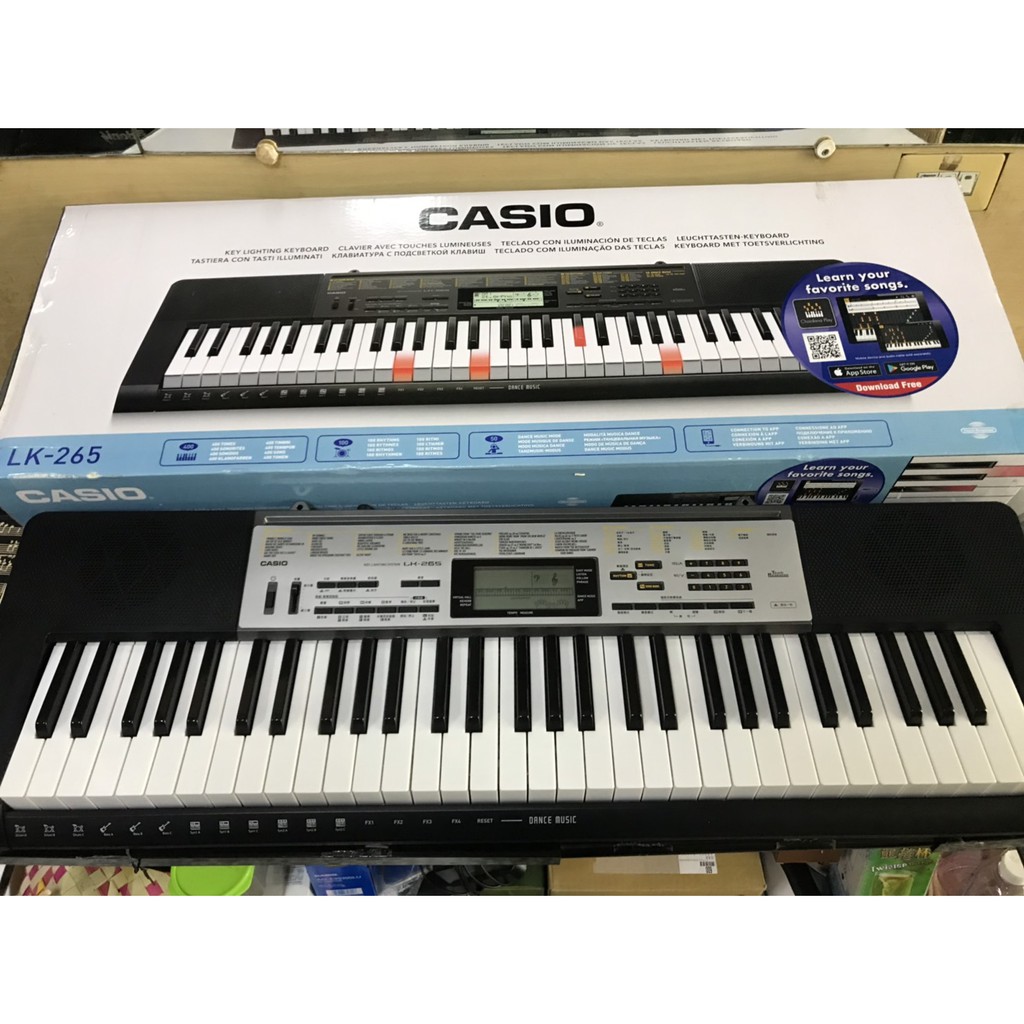 【♫ 宇音樂器 ♫ 】(展示福利品) CASIO卡西歐魔光電子琴 LK-265