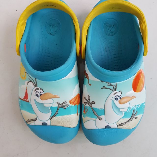 正版crocs 10~11適合17.5-18cm雪寶冰雪奇