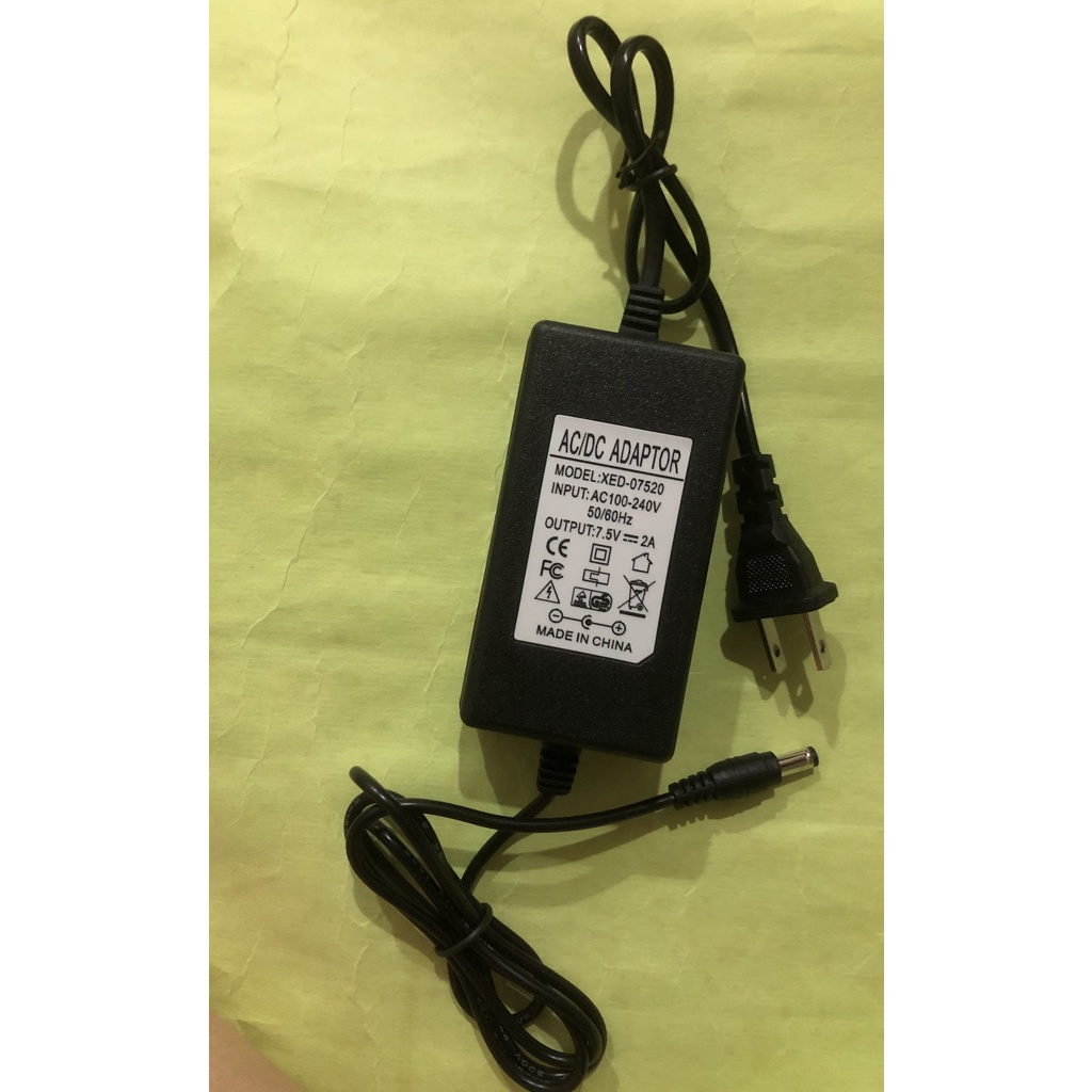 110V 220V雙線變壓器 7.5V 2A  7.5v2a電源適配器 變壓器 AC-DC AC110V 轉DC 7.5