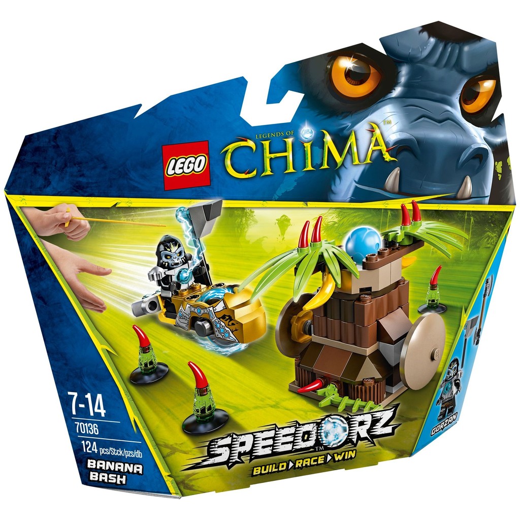 [大王機器人] 樂高積木 LEGO 70136 CHIMA 神獸傳奇系列 香蕉掠奪戰