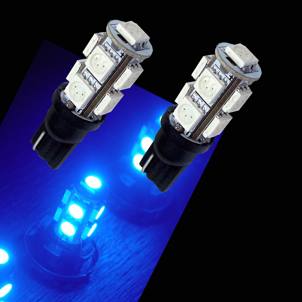 【PA LED】T10 藍光 9晶 27晶體 SMD LED 耐熱底座 小燈 方向燈 儀表燈 定位燈 室內燈 牌照燈