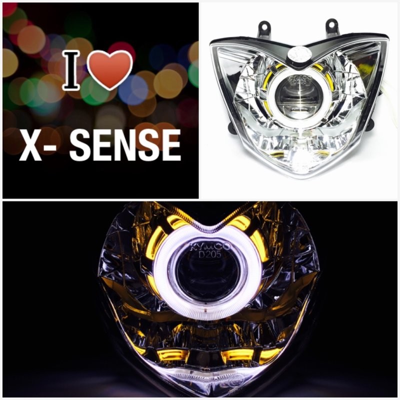 7號工廠 X-SENSE 魚眼 大燈 通用 G6E 超五 2.0 雙光 遠近 原廠 白黃 非 鋼鐵人 LED

