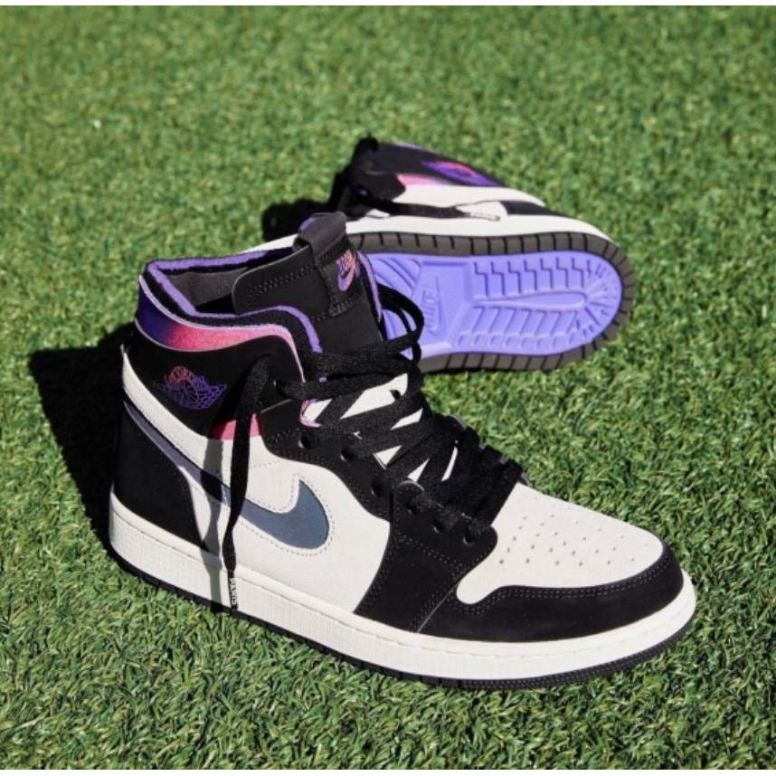 [零碼]沃皮斯 Air Jordan 1 Zoom Comfort“ PSG” 黑紫 男鞋 DB3610-105