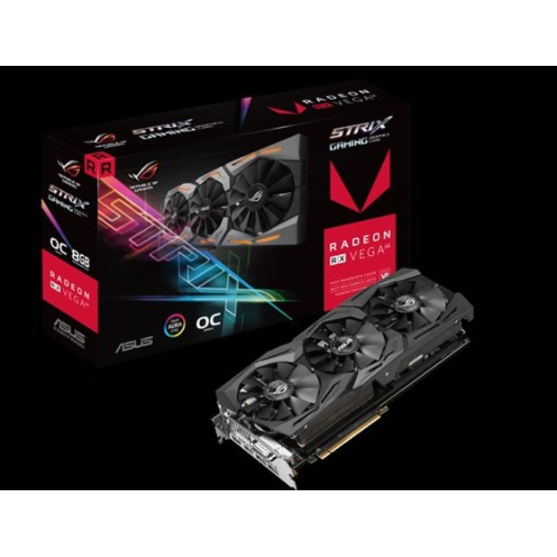 ASUS ROG-STRIX-RXVEGA64-O8G-GAMING VEGA64 VEGA 64