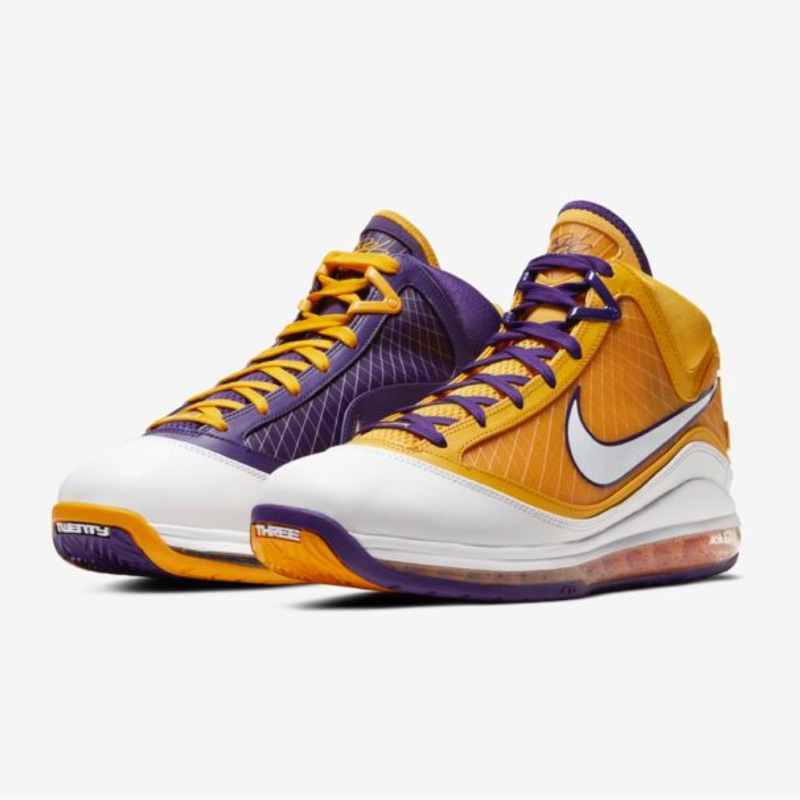 NIKE LEBRON 7 QS MEDIA DAY LAKERS 湖人配色 CW2300-500