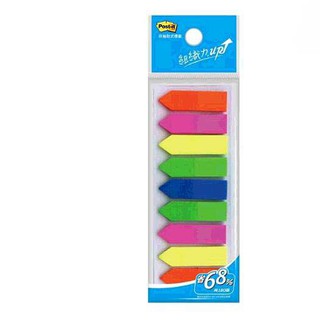 3M Post-it可再貼非抽取式9色標籤24入 584-9 12x43公釐 D127046