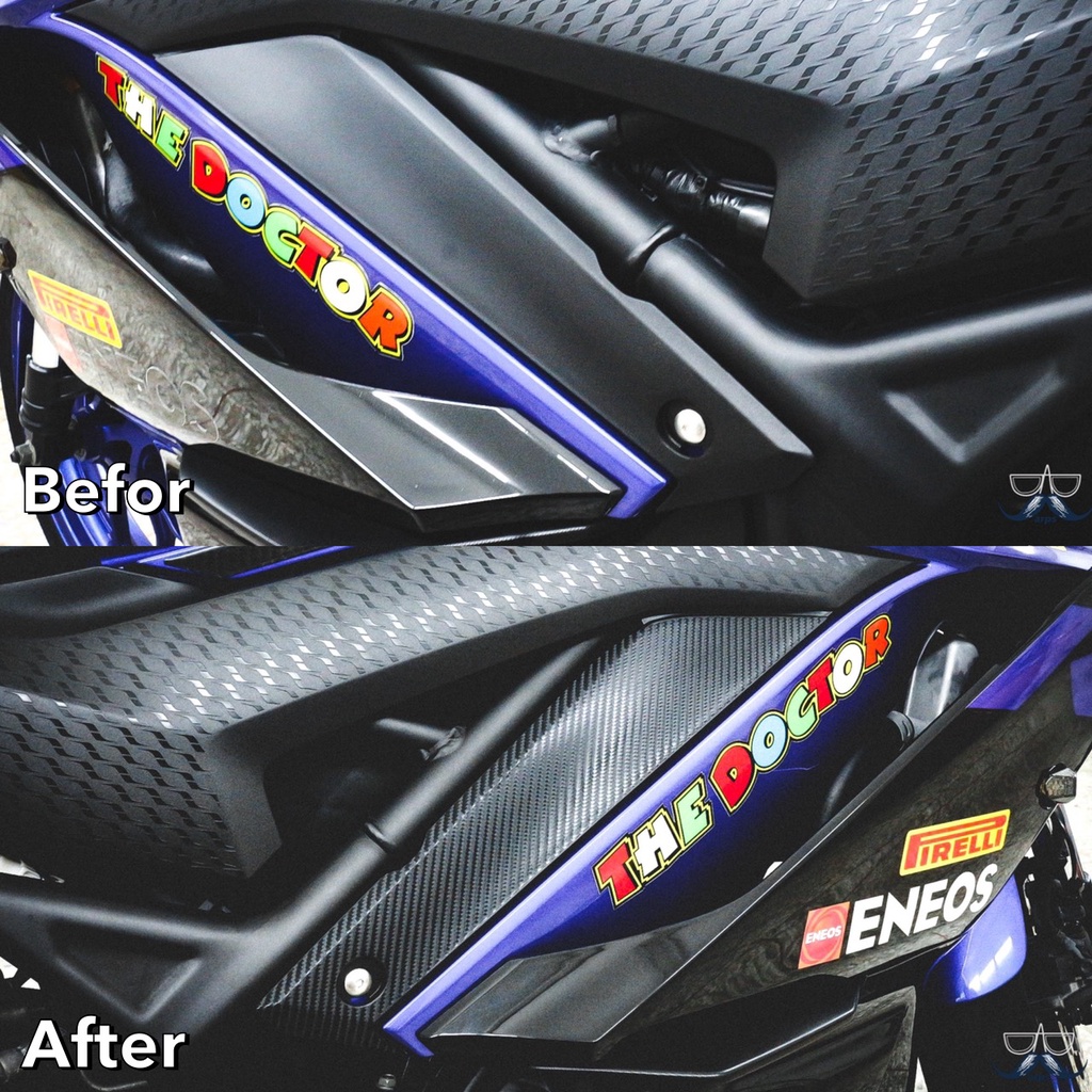 [老爸包膜店] Yamaha 山葉 R3 2019-2021 車側左右飾板專用膜 一對 碳纖維 卡夢 改色 抗刮  改裝