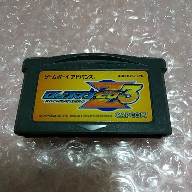 裸卡日版~~ GBA 洛克人 zero 3 GBA SP GBM NDSL  日規主機適用