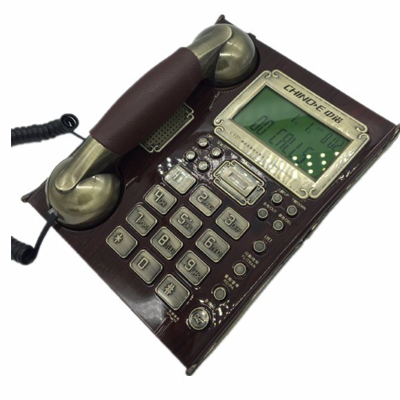 電話☏中諾C127歐式仿古電話機 來電顯示語音報號 辦公家用有線固定座機
