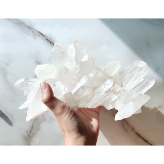 SL-💫天然白水晶簇💫消磁白水晶擺件-能量/淨化空間