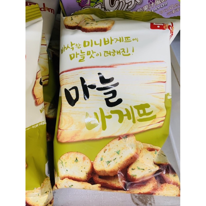 韓國Dadam-大蒜麵包餅乾100公克