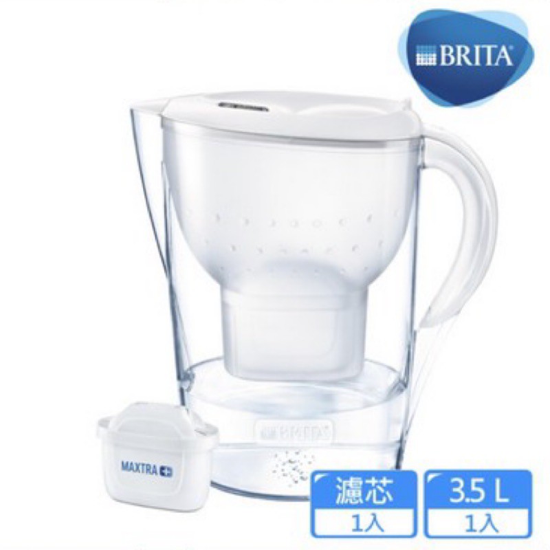 【全新德國BRITA】 Marella 馬利拉濾水壺 3.5L(內含1支濾芯)