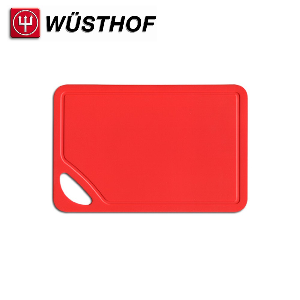 《WUSTHOF》德國三叉牌 26x17cm TPU軟砧板(紅)