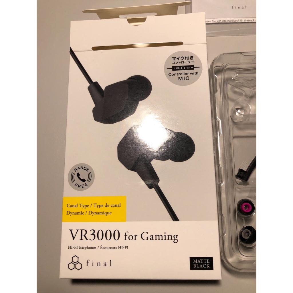 [二手/九成九新] Final VR3000 for gaming