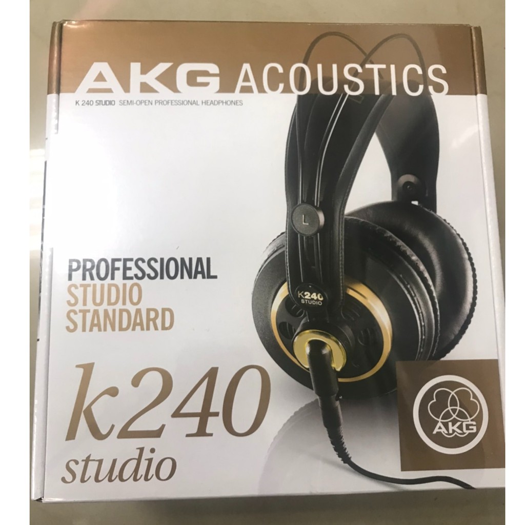 全新 正品 只有一支~AKG K240 Studio 音樂 製作 編曲 監聽 耳機 錄音 半開放式 耳罩