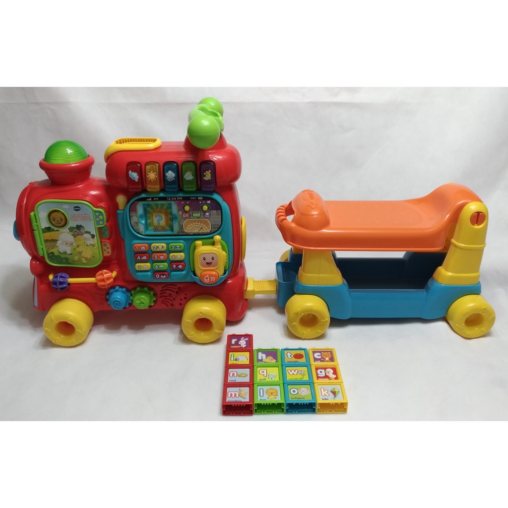 ☆翔祐之家☆ 玩具 Vtech 4合1智慧積木學習車 騎乘玩具 (二手出售) (A-90628-SY)