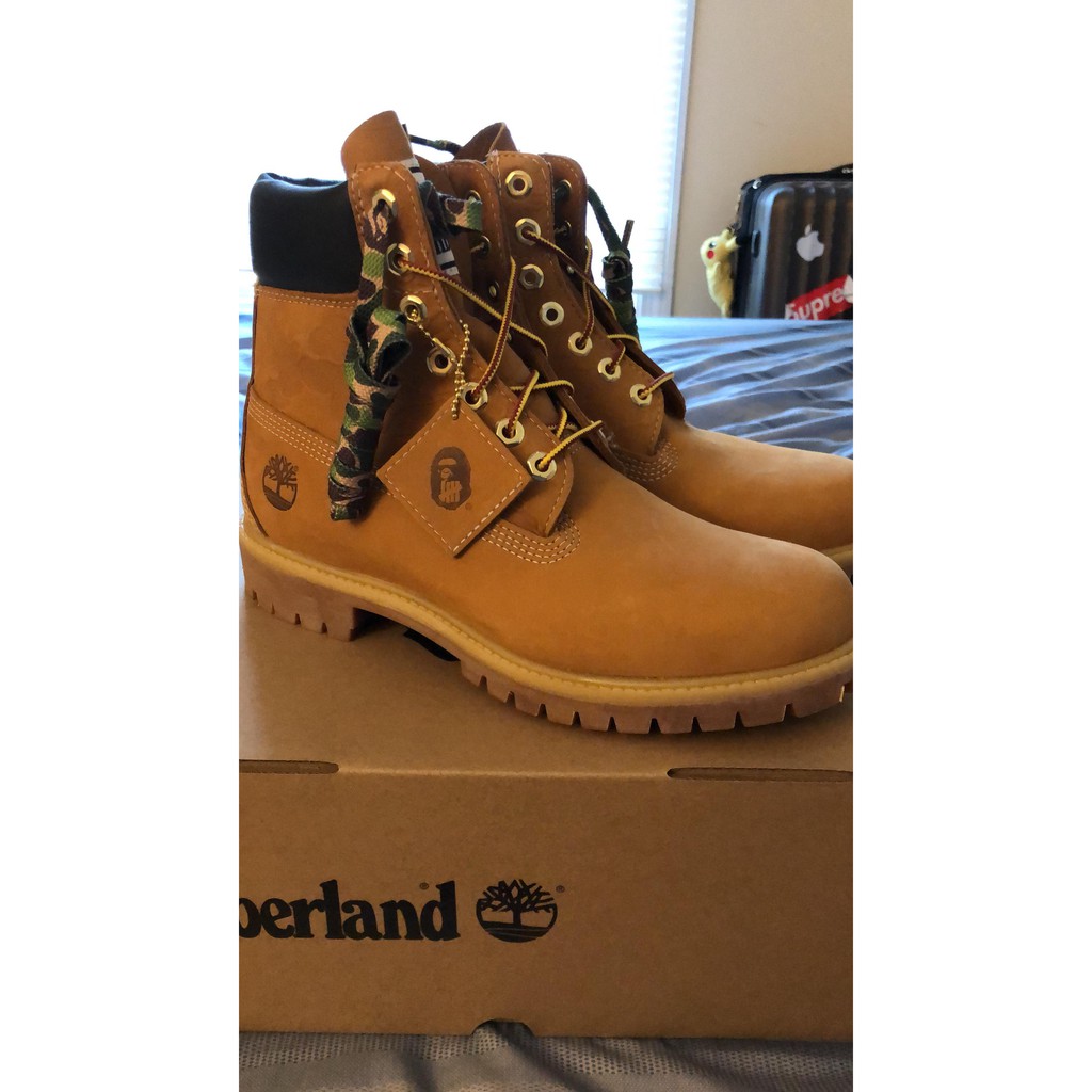 timberland x bape