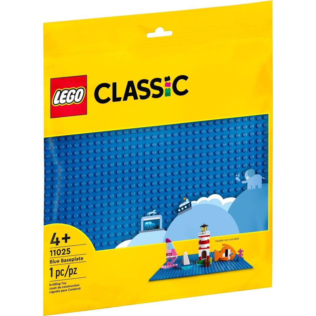 【宅媽科學玩具】LEGO 11025 藍色底板