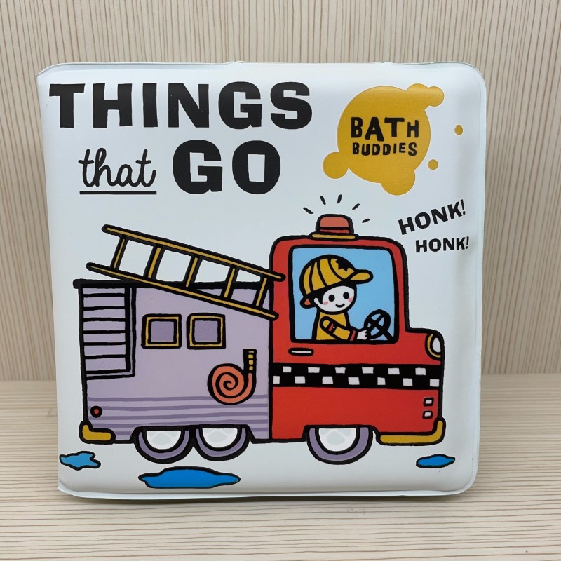 Bath Buddies：Things That Go 洗澡書（外文書）