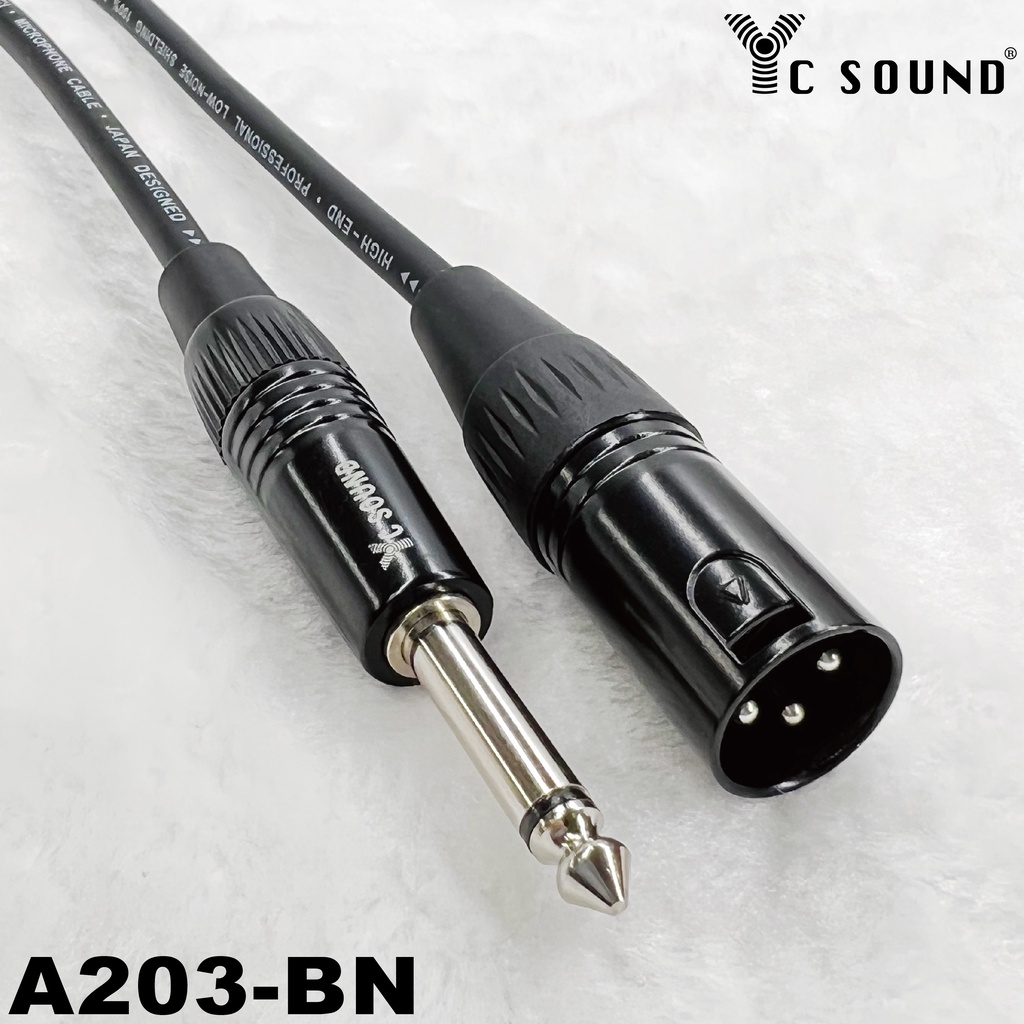 手工 XLR公對6.3mm 單音 TS XLR導線 樂器 音響訊號線 混音線