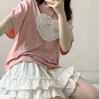 軟妹少女可愛蕾絲半身裙夏短款a字蓬蓬裙設計感小眾女學生蛋糕裙