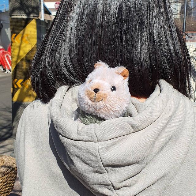 ~熱銷~新款日本代購 Combini 正版可愛毛絨小松鼠QUOKKA玩偶公仔玩具禮物女