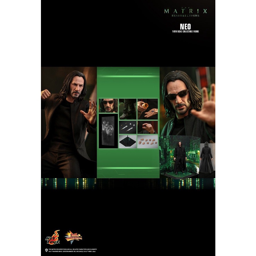 現貨 野獸國 Hot Toys – MMS657 –《 駭客任務 》1/6比例 尼歐 Neo 基努李維 非 MMS466